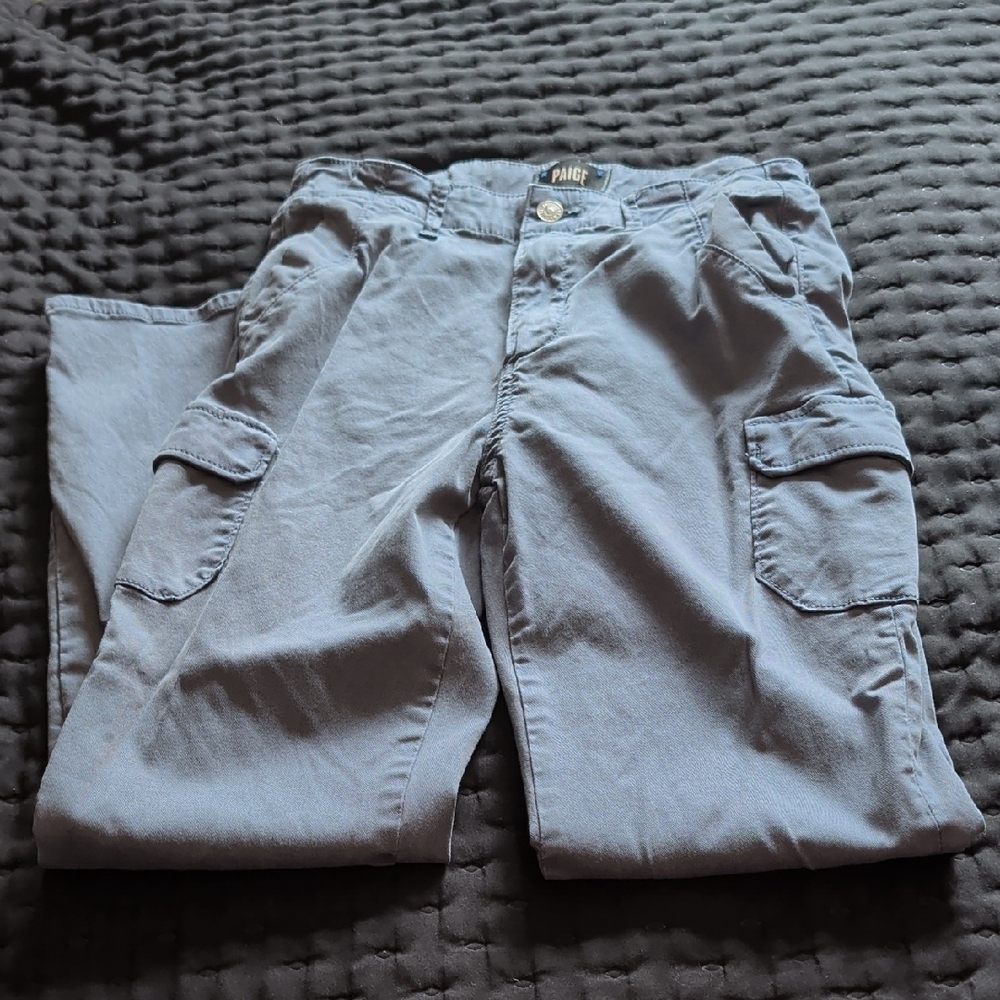 PAIGE Womens Slate Cargo Pants